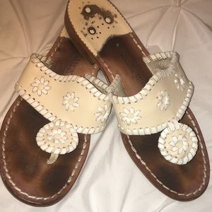 White & bone Jack Rogers Navajo